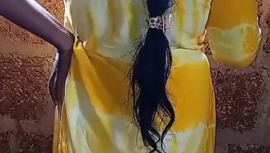 My wife pissing & big boobs