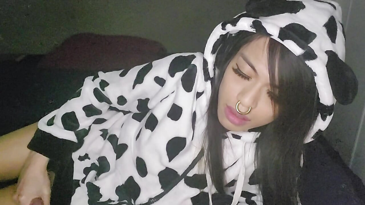 Little Trans CowGirl Loves Milk