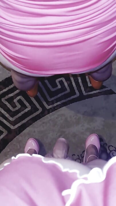 Pinkes Kleid, Bi-paar