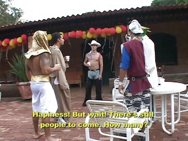 Playful Dude Organize Masquerade Party Which Turned in Great Gay Sex Perty