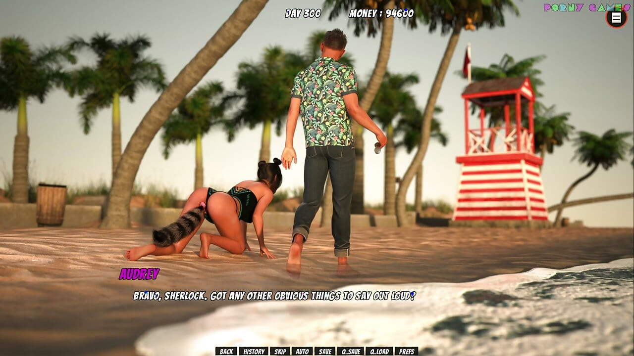Lisa Total Investigation! by Dragofinder Studio - Diry Sex on the Beach, Cleaning a Buttplug with the Tongue 47