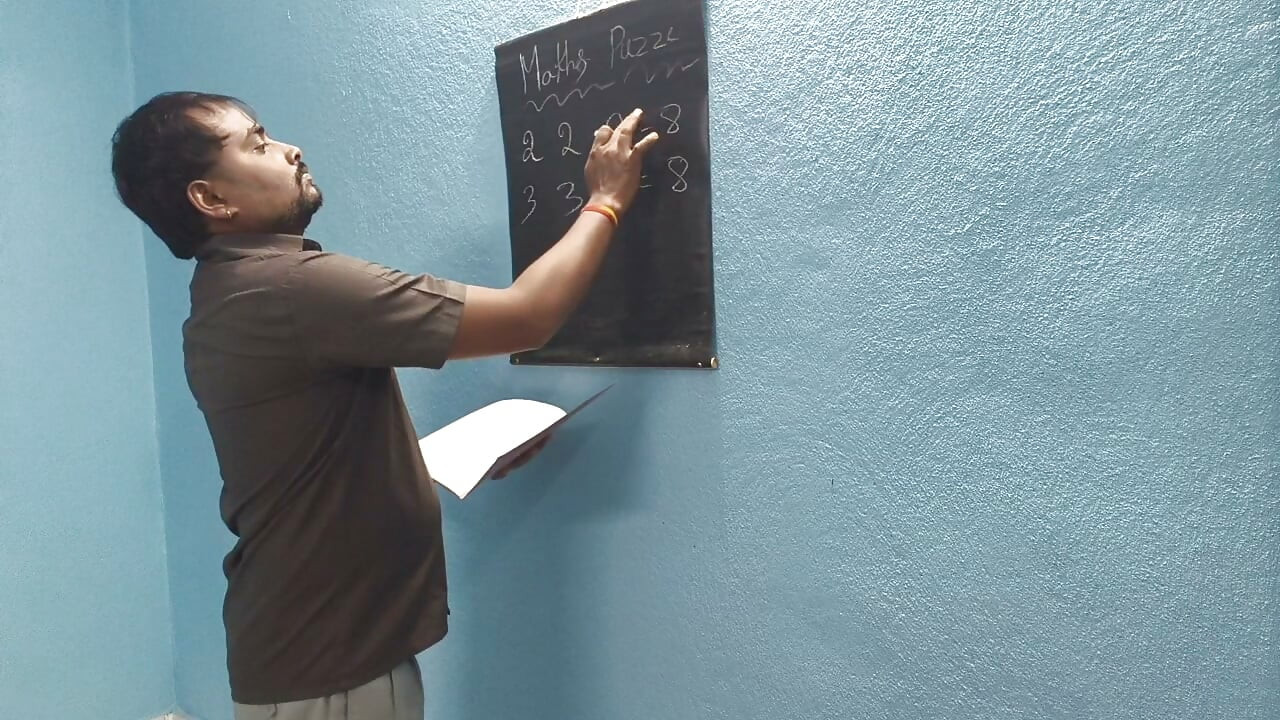 Desi indian 18 years old school girl sex with her teacher in class room, when teacher is studying, Desi Indian girl xxx video