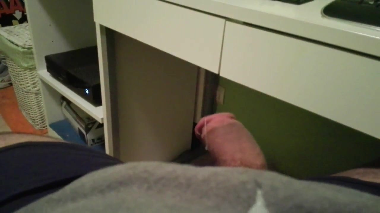 cock slaps and hands free cum
