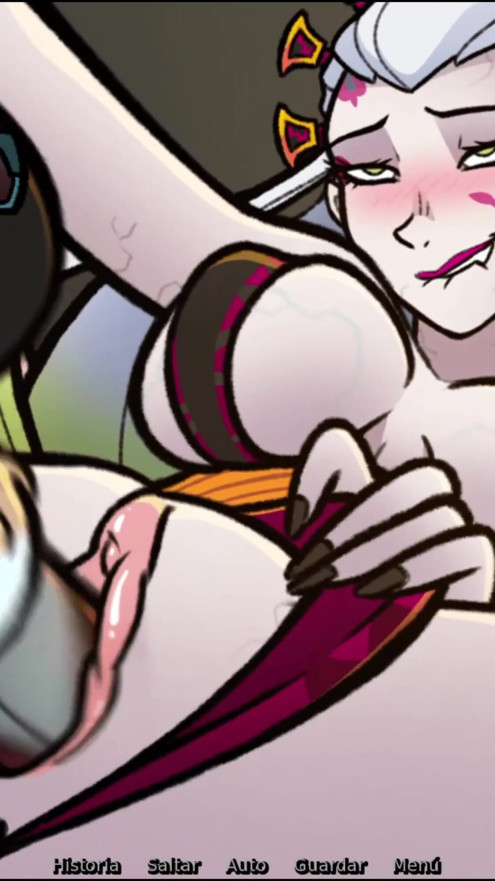 Mei's Project - The Voluptuous Daki from Demon Slayer: Kimetsu no Yaiba Testing the Great Invention of the Beautiful Mei | Clip 1