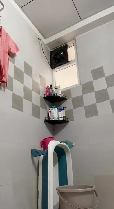 Indian Mom Shower Striptease