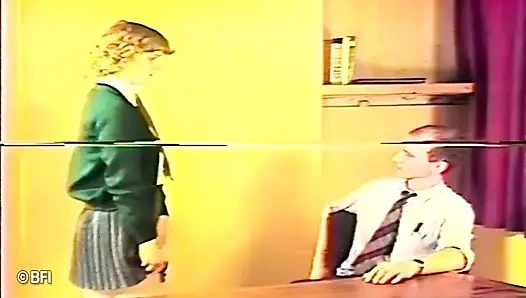 Poor teen hottie gets ass spanked on class