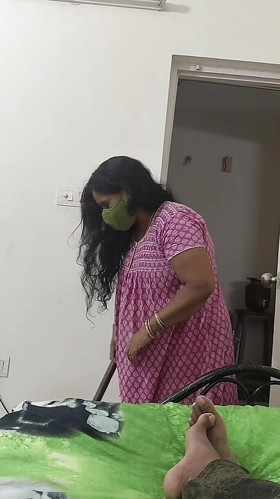 Pervert son in law tricked and fucked his mother in law using a lizard doll