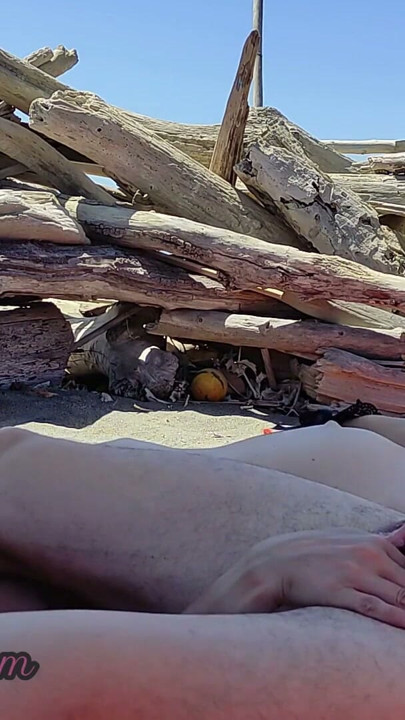 Risky Blowjob on the Canary Beach – Almost caught - MissCreamy | Clip 1
