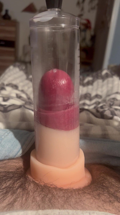 Injected into the pump