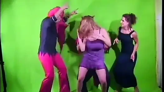 Having some fun while shooting porn