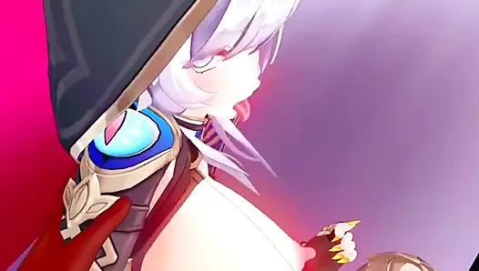 Honkai Star rail - Cipher Falls zur Versuchung und großer schwanz in Ntr sexszene - Hentai-Animation 3D