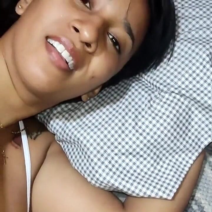 I started moaning really loud so my roommate would hear and be curious