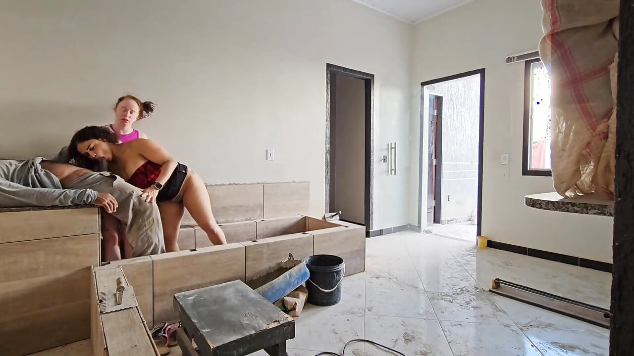 The Construction Worker Was Very Pleased When He Received a Visit From His Bosses at the Construction Site.