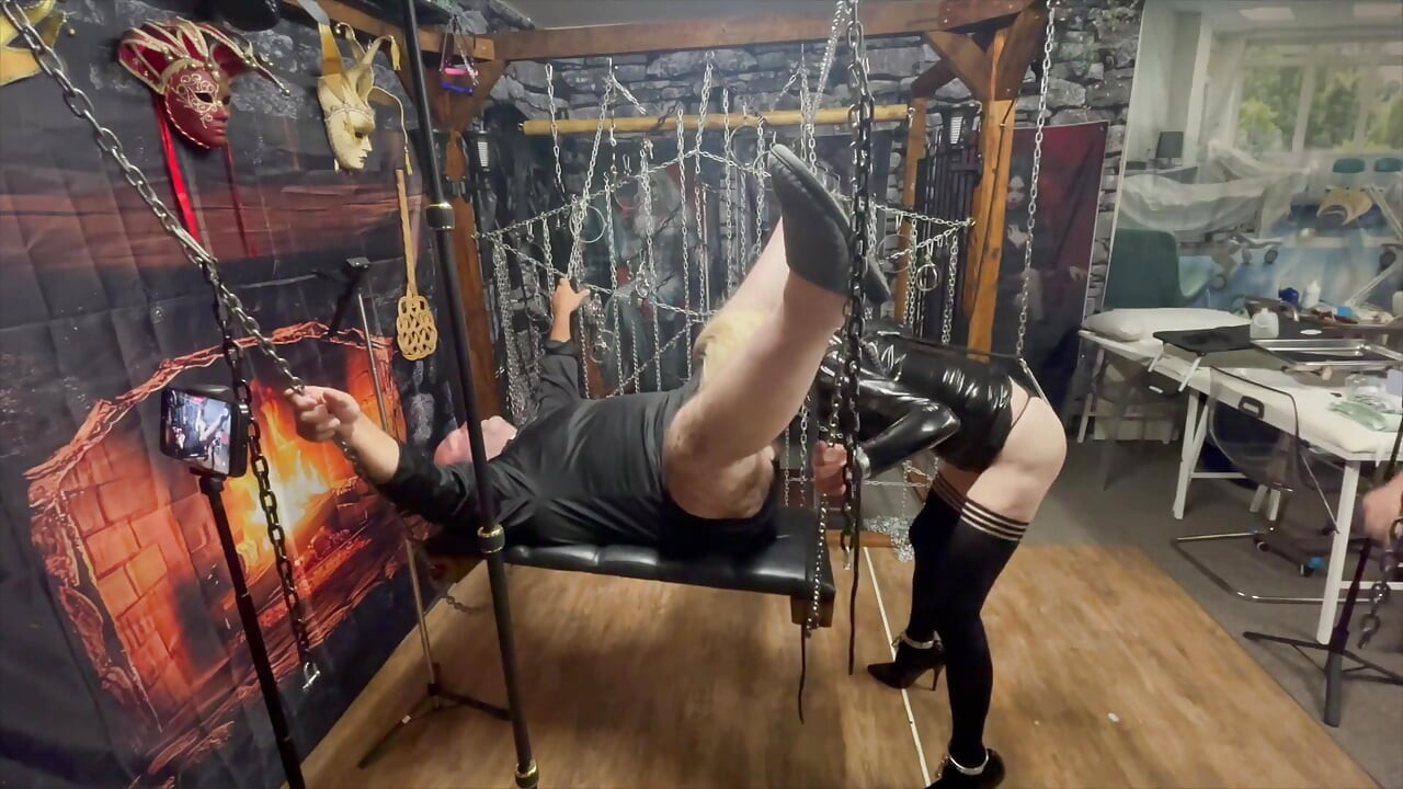 Part 5:- Melanie's First Time in the Dungeon with Lanista Bear and Domina Satana.