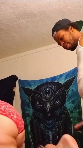 Key moment from "Quick fuck with my BBW neighbor before I go to work"