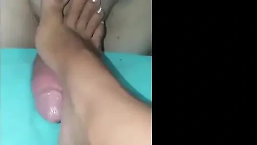 Goddess Kiffa - Sexy Real Amateur Footjob Session
