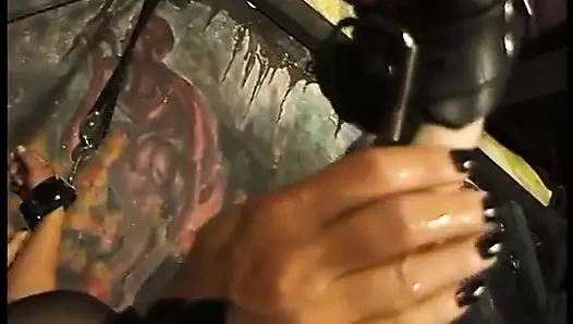 Playing with their two slaves