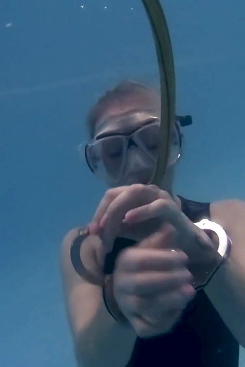Underwater Bondage, Kink & Cum in My Tight Wetsuit