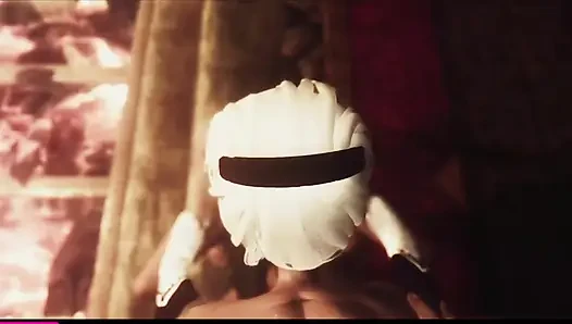 Banging 2B in Skyrim OSEX (Nier x Skyrim)