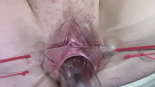 11 Weit Gespreizte Muschi Nahaufnahme Ficken Mit Lampe 1000 Watt