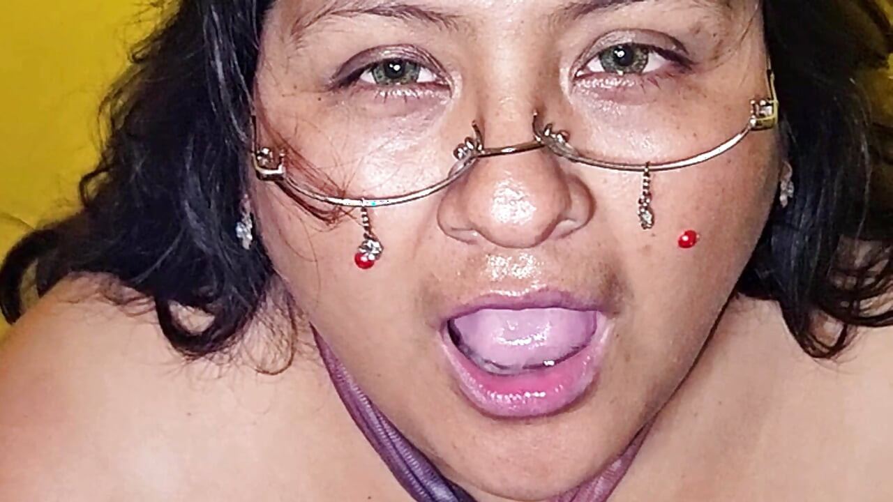 Using my belly to get cum