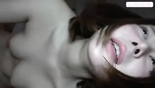 Pure Pale Beauty with Flawless Skin, Elegant Charm Reveals Secret Desires with Creampie and Cum-swallowing Finish