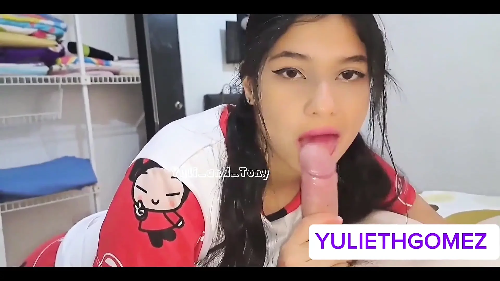 Busty and Hot Roommate Didn’t Lock Her Bedroom Door