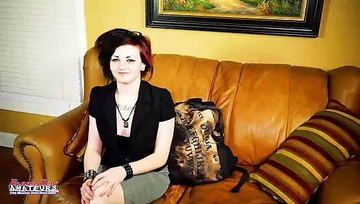 Sexy Inked Brunette Marcie Plays With Toys!