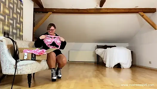 Dominatrix Mistress April - Ballet whip dance