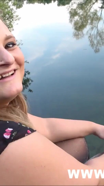 Must-see moment from "Spontaneous outdoor quickie at the lake! HAVE I BEEN RECOGNIZED?"