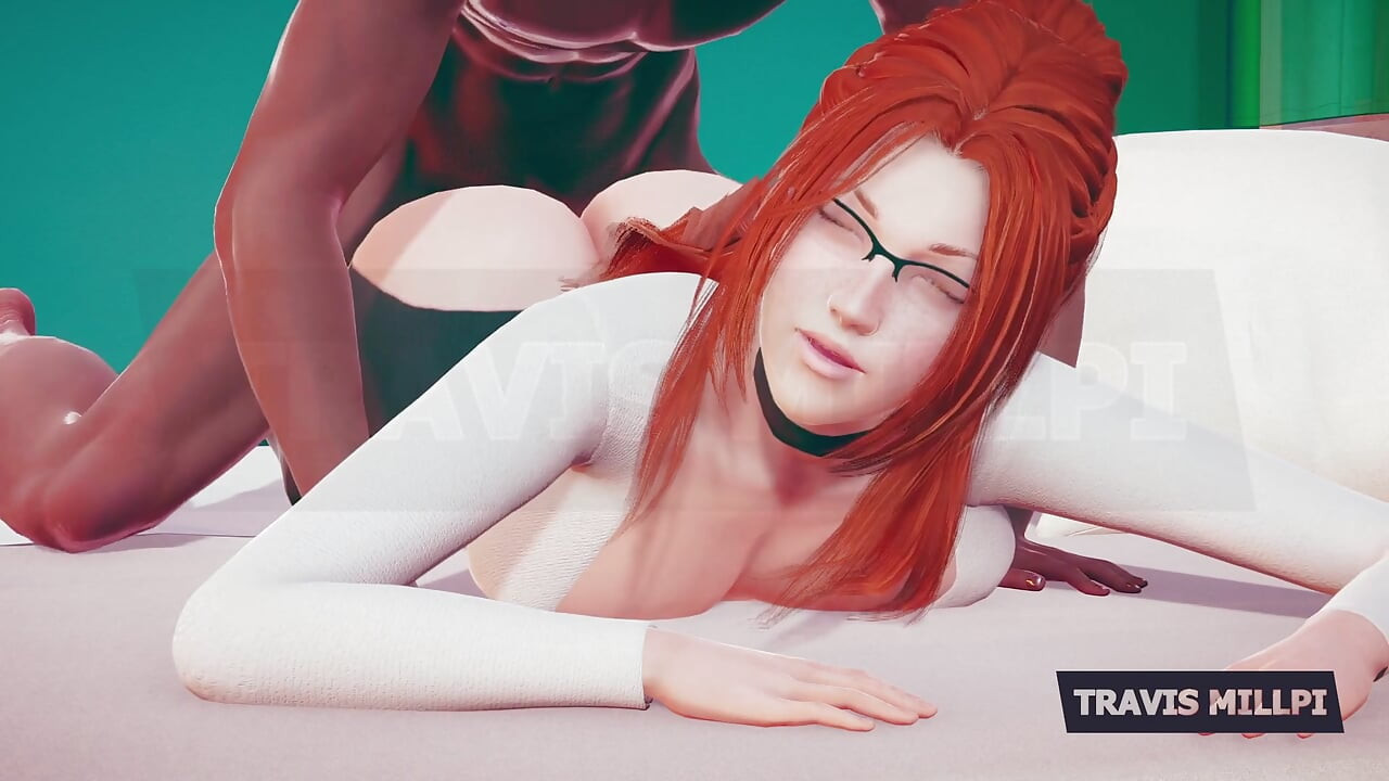 Thicc Redhead Professor Crawls Into Your Office Fantasy Glasses on, Shirt Tight, Attitude Naughty