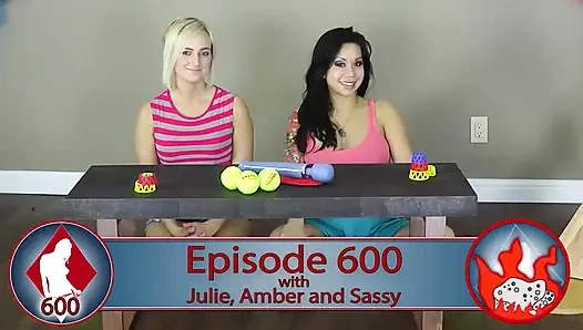 Kate and Kimmy dive into a playful game of Strip Ballstaks