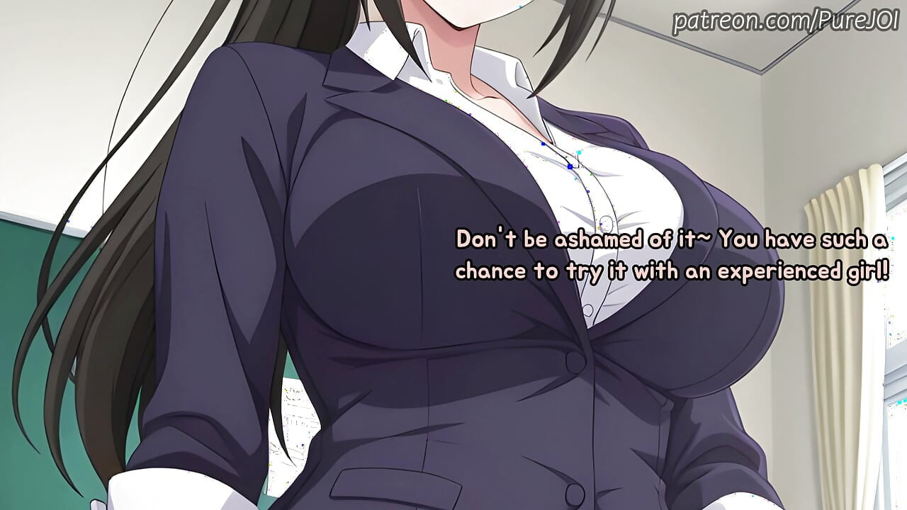ครูเงี่ยนของมึง Sae Chabashira หึงเกินไป! (Sex JOI)