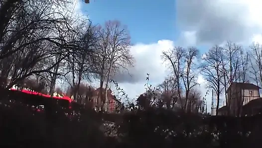 Plumper Fluffy Blonde Bitch Exciting with Masturbation Machine