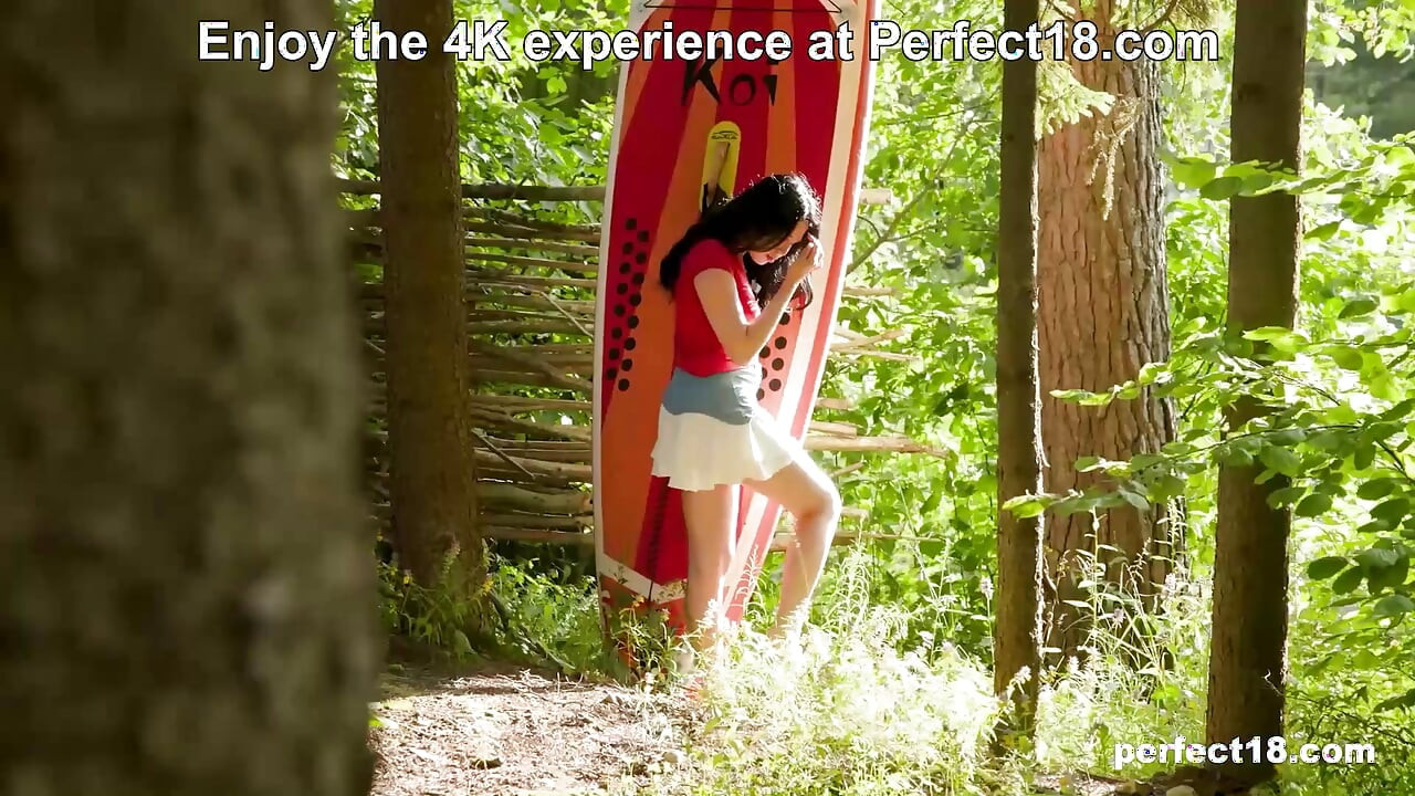 Vind je het lekker als ik mezelf zo aanraak? Katy Zachry voor Perfect18