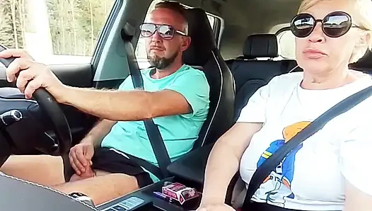 Üvey annemekle aile arabası yolculuğu
