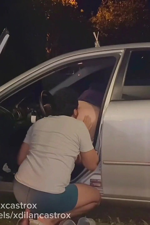 Cruising Straight Guy Fucks Me Bareback in on the Road and Cums Inside Creampie