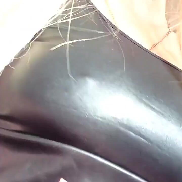 Spreading my ass cheeks and wiggling my big butt, fingering my ass and pussy under my thongs