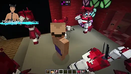 Minecraft Decor Mod FNAF - Showing off some freaky animatronics wearing some nice clothes