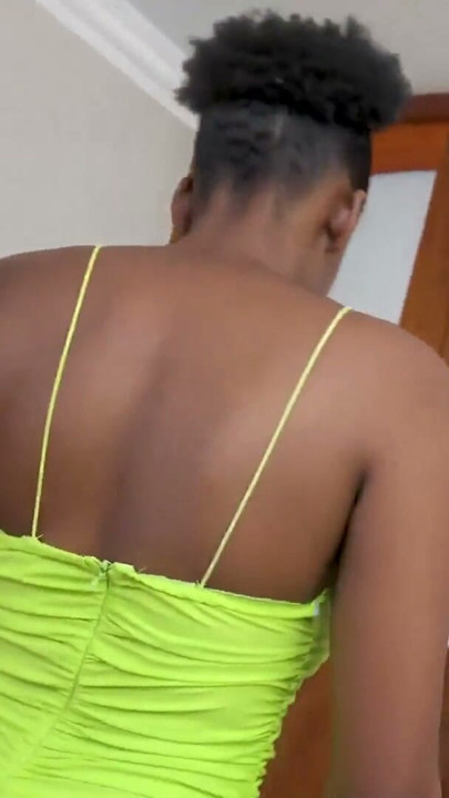 African Casting - Black Natural Tits Bunny Got Her Juicy Ass Tapped | Clip 1