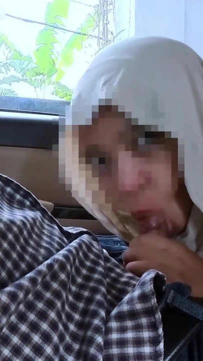 Powerful moment from "Hijab Girl Cheat with Her Colleague Car and Got Cum In Mouth - Minokiiko"