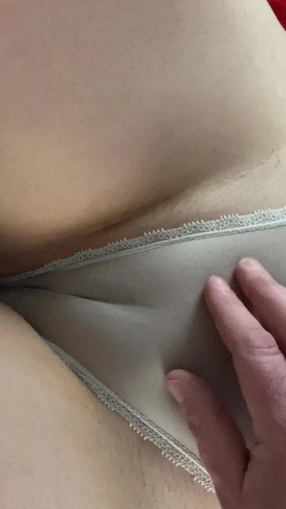 My wife’s perfect pussy and ass in satin panties