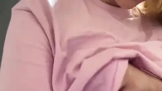 Squirting in the public so hard