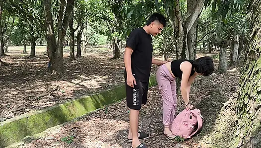 Moans in the Woods: I Saw a Couple Giving Each Other a Hard Outdoors and I Masturbated While Recording