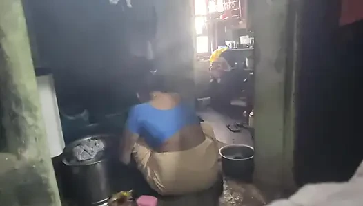 Hot women in bathroom show his body