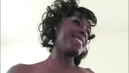 Threesome - White Guy with Big Cock Tries 2 Perfect Black Asses for the First Time