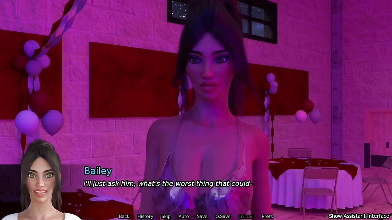 Sexbot #35 - Public Prom Fucking with Tight Spinner