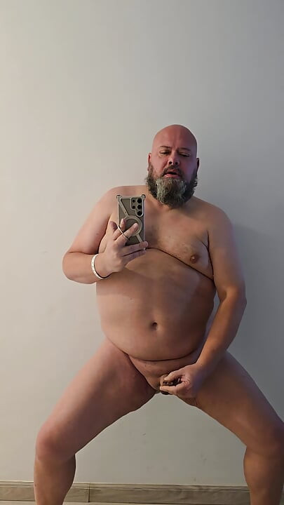 Birthday Hotel Mirror Masturbation