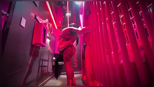 Lesbian Tinder Date at Motel Ends in Rimjob - Anitta Miller & Sweet Kimmi