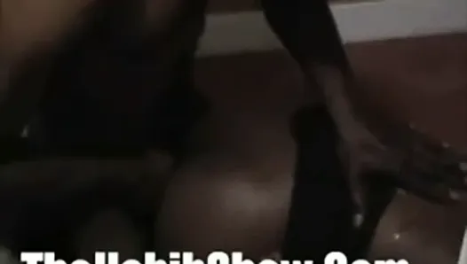 Tupac Wanna Be Fucks his women while beating her Ass